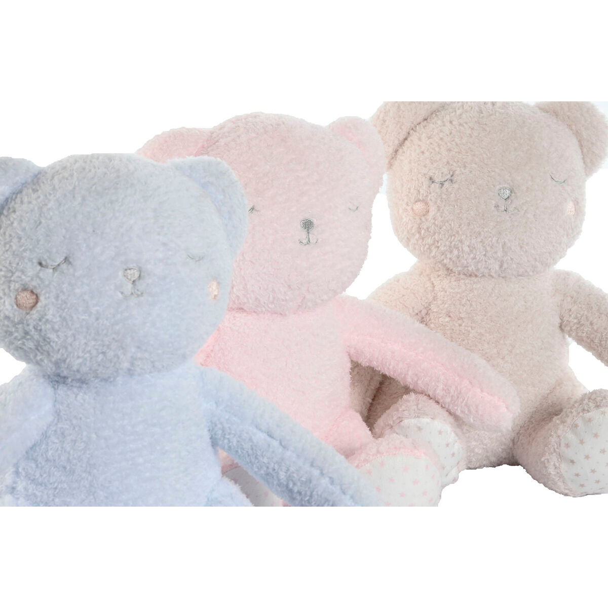Gift Set for Babies Home ESPRIT Blue Beige Pink Polyester (3 Units)