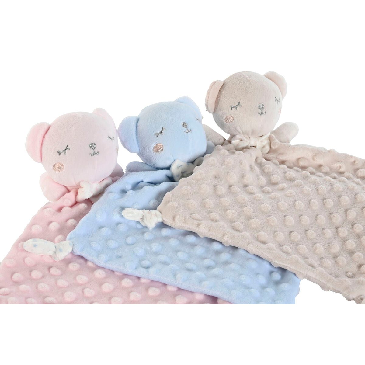 Gift Set for Babies Home ESPRIT Blue Beige Pink Polyester (3 Units)