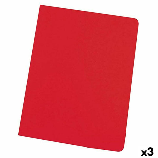 Set of Subfolders Elba Red A4 50 Pieces (3 Units)