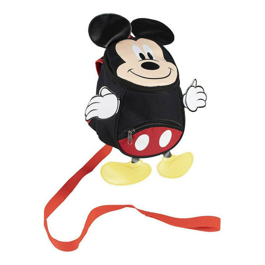 Child bag Mickey Mouse 2100003393 Black 9 x 20 x 27 cm