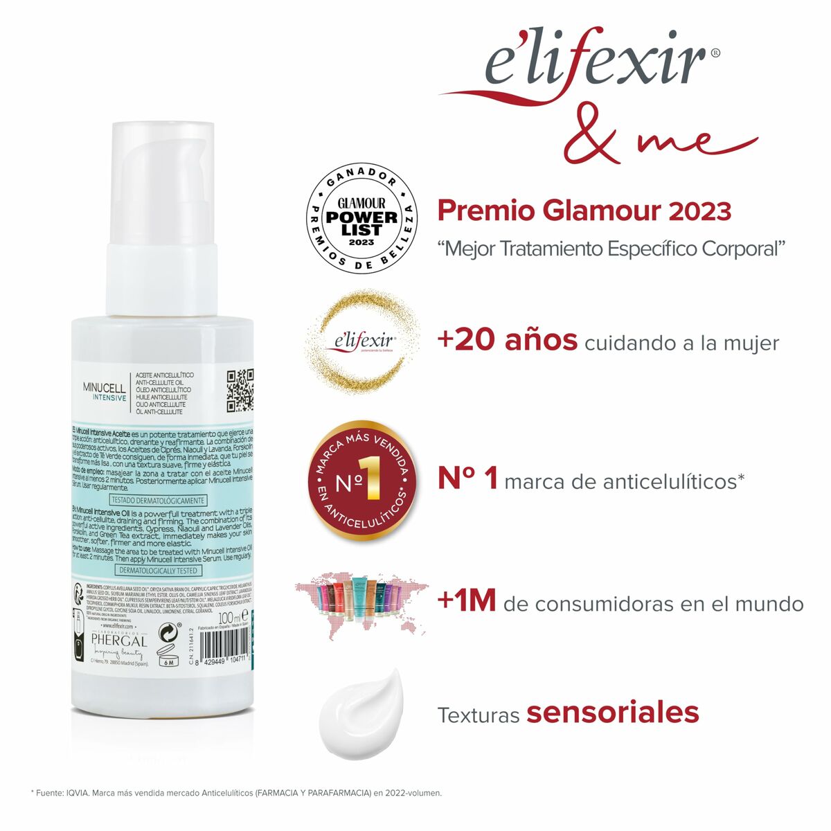 Anti-Cellulite Körperöl Elifexir Minucell Intensive 100 ml