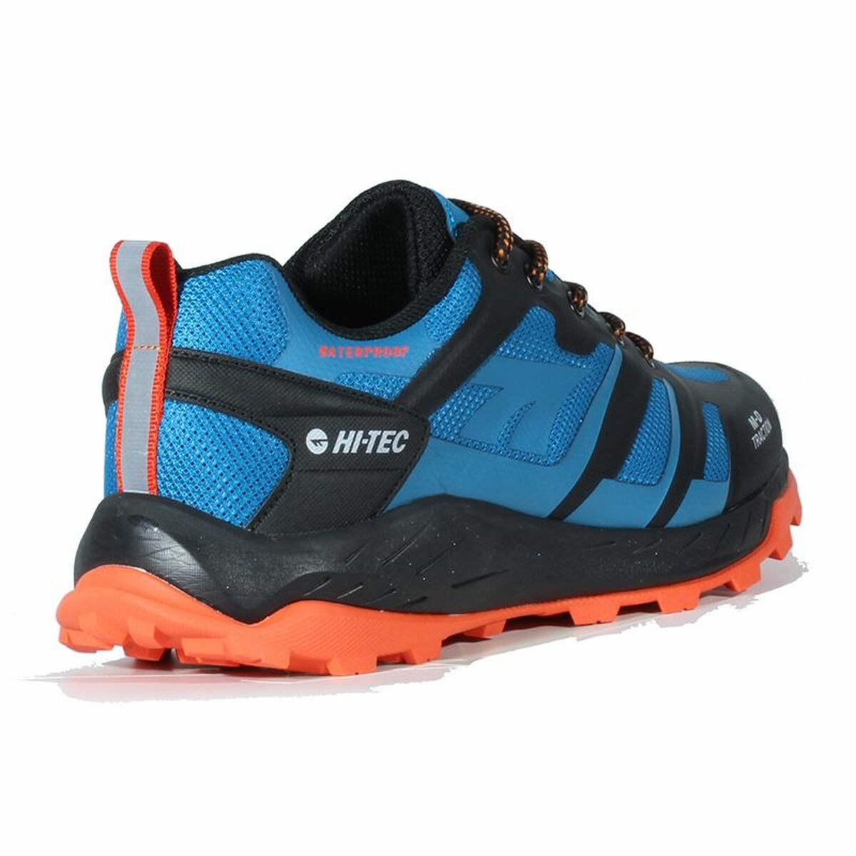 Running Shoes for Adults Hi-Tec Toubkal Low Waterproof Navy Blue Men