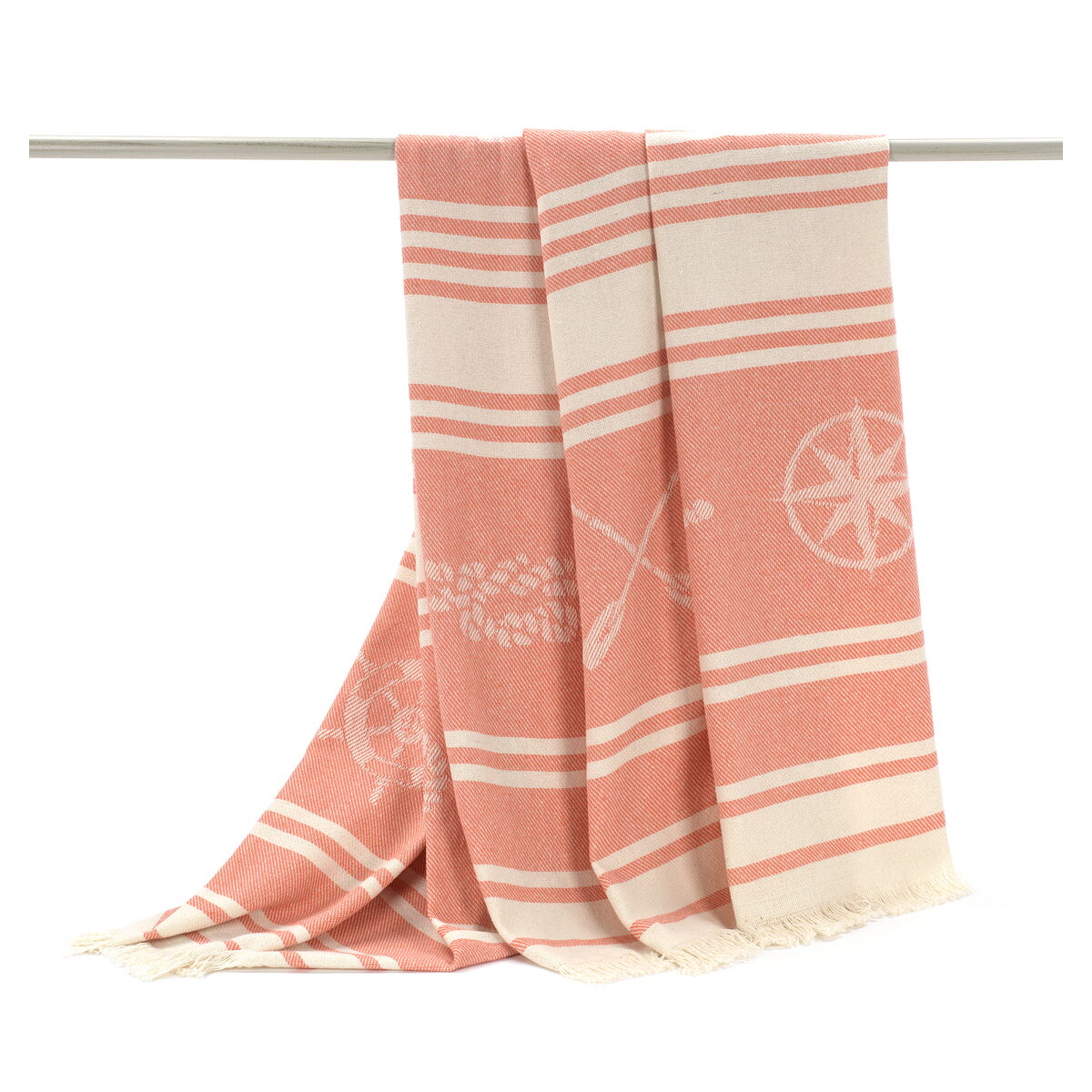 Beach Towel Alexandra House Living Maca Coral 125 x 180 cm