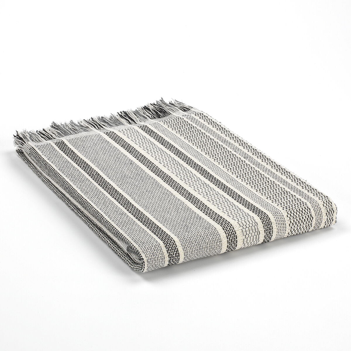 Beach Towel Alexandra House Living Salines Grey 125 x 180 cm