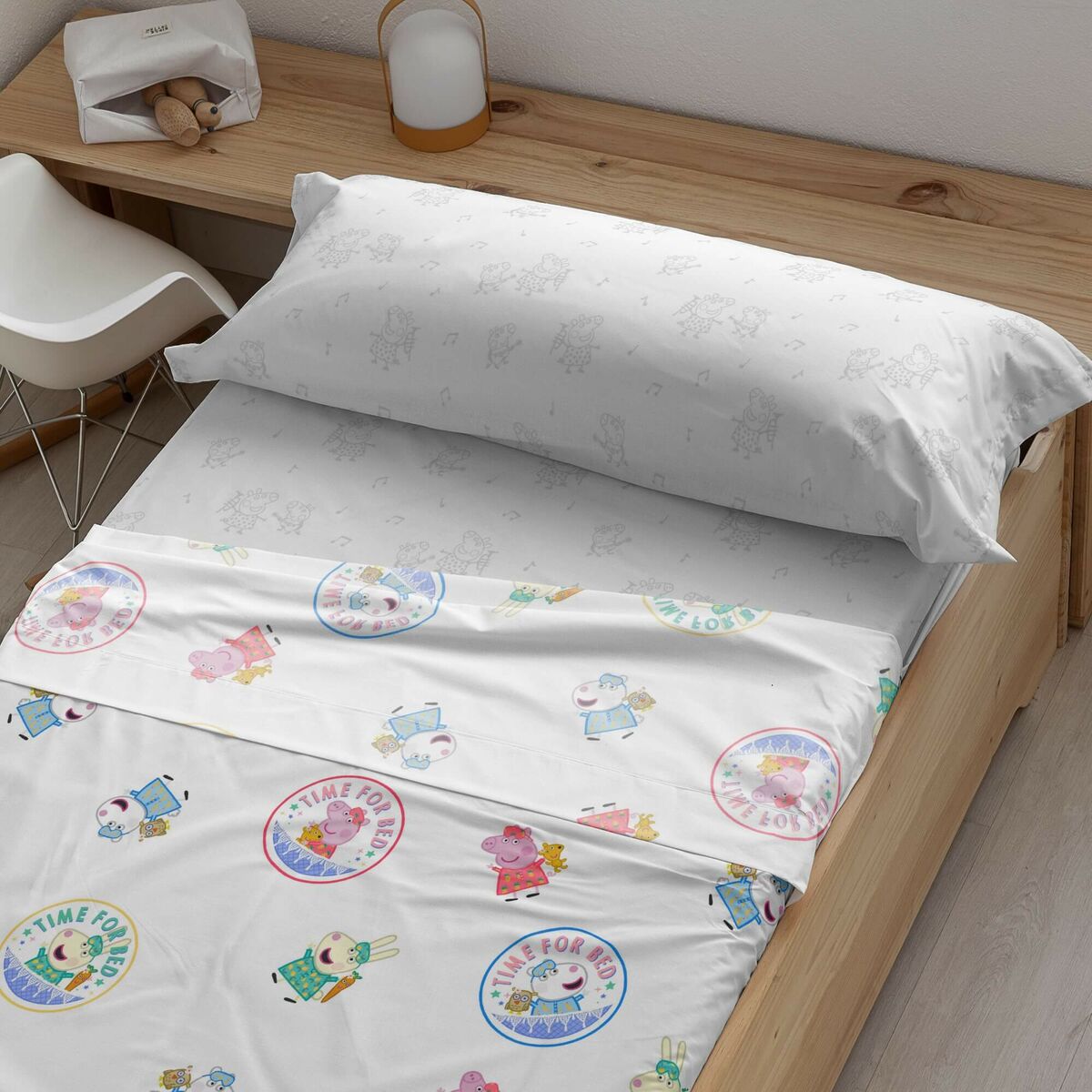 Bettwäsche-Set Peppa Pig Time Bed Bunt