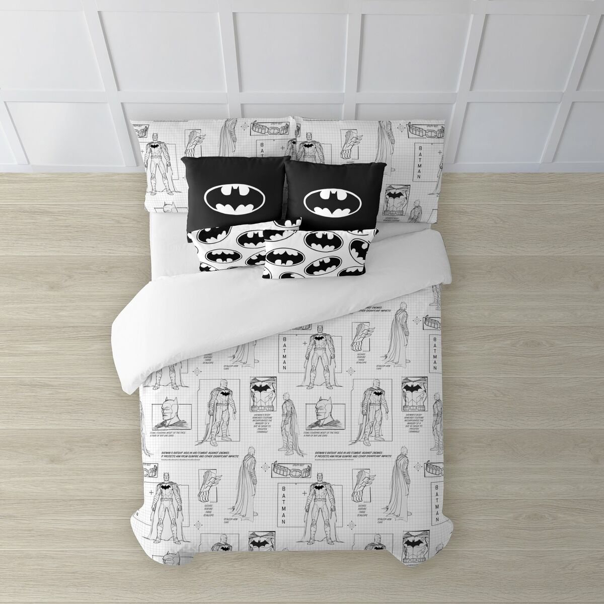 Bettdeckenbezug Batman Features 180 x 220 cm