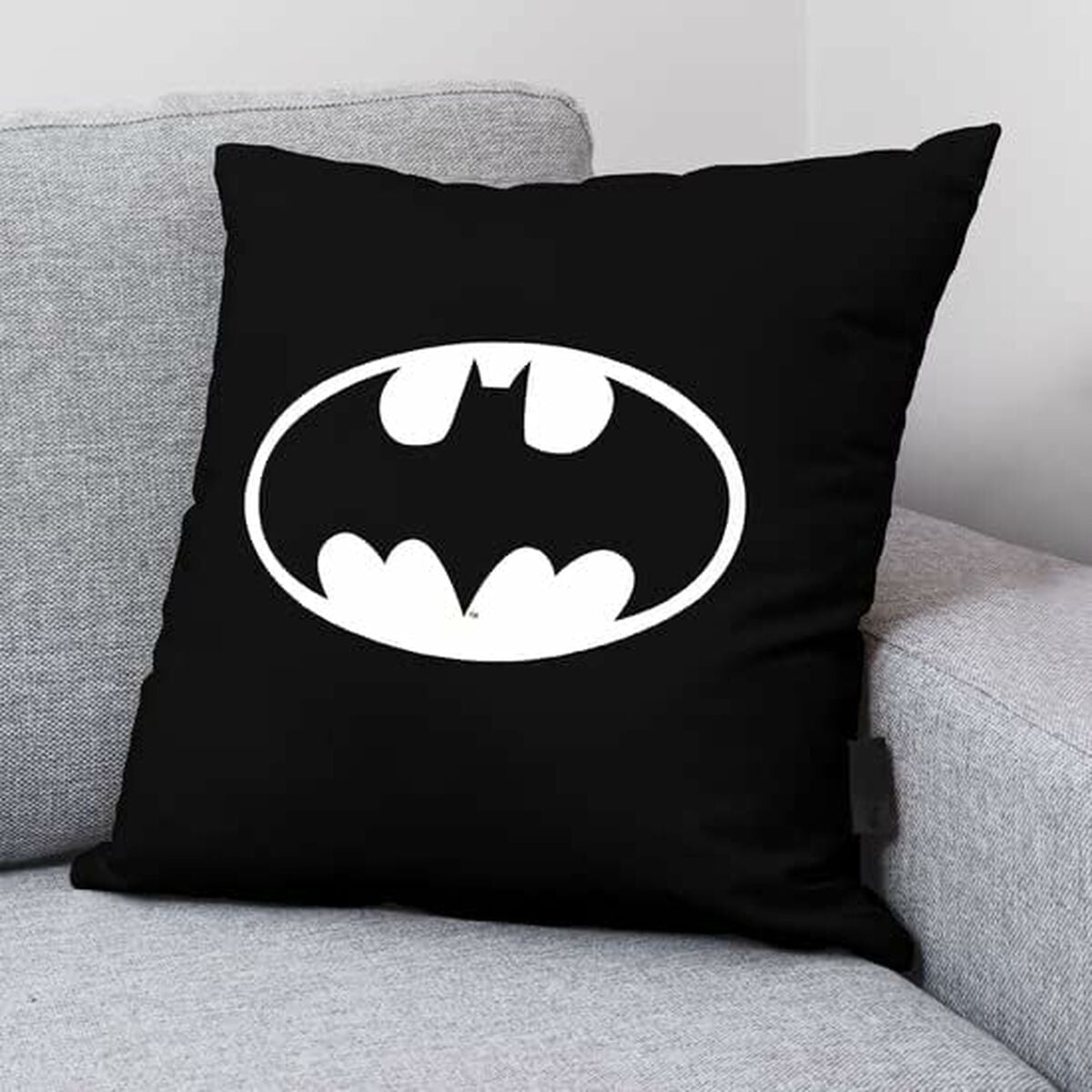 Cushion cover Batman Batman Basic A Black 45 x 45 cm