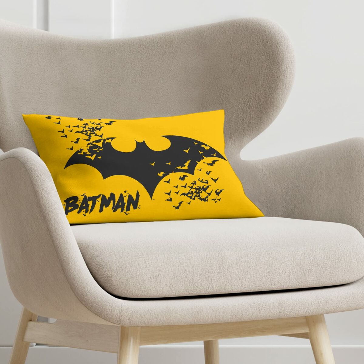 Housse de coussin Batman Batman Comix 1C Jaune 30 x 50 cm