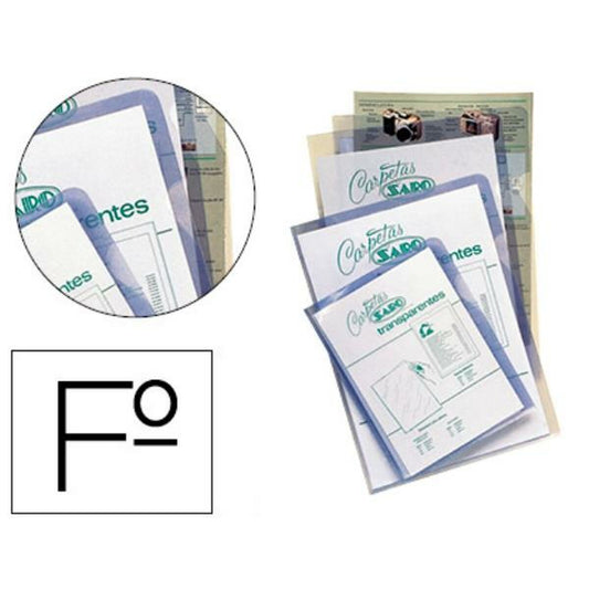 Dossier de Portefeuilles Saro 327 Transparent A4 Plastique (50 Unités)