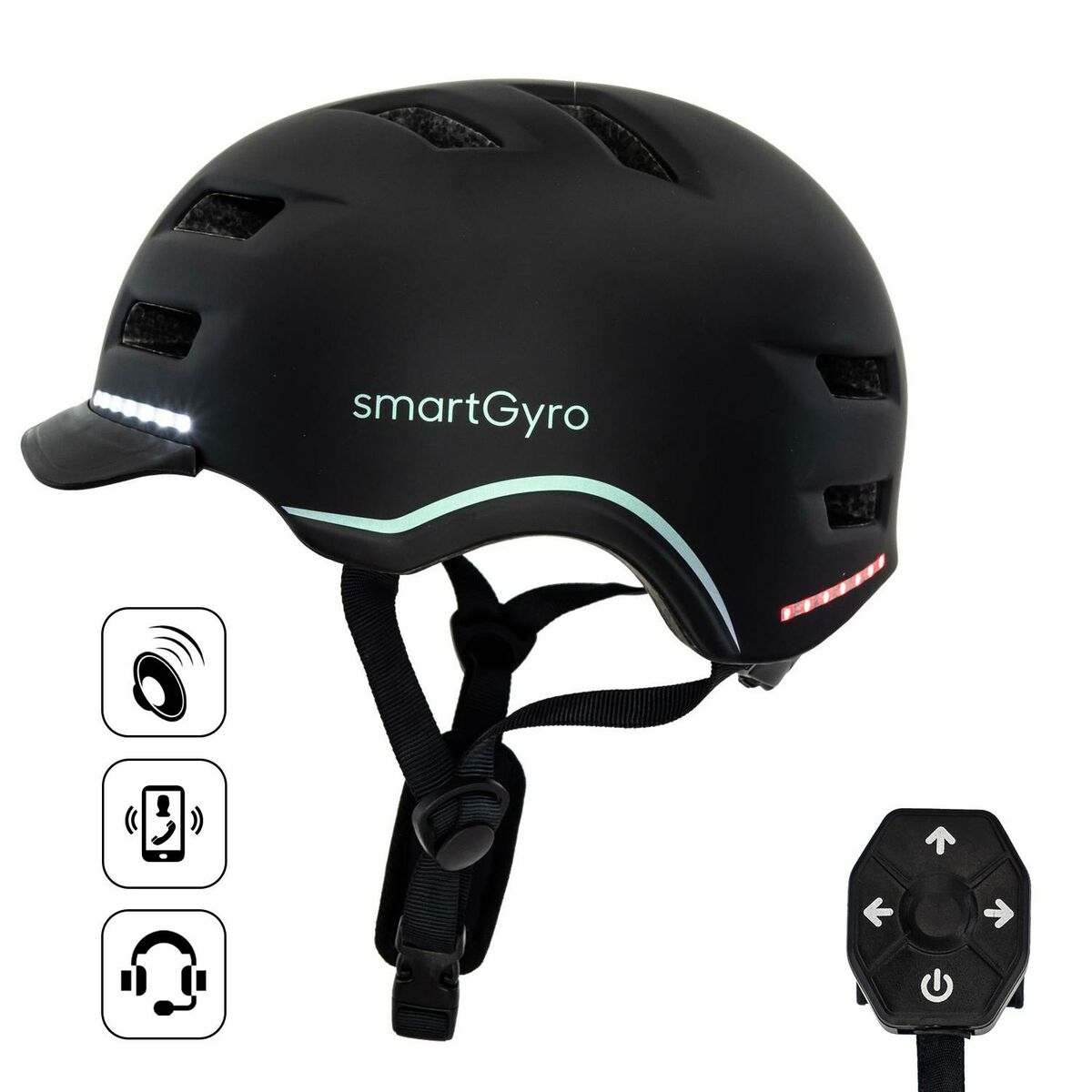 Helm für Elektroroller Smartgyro SG27-253 Schwarz