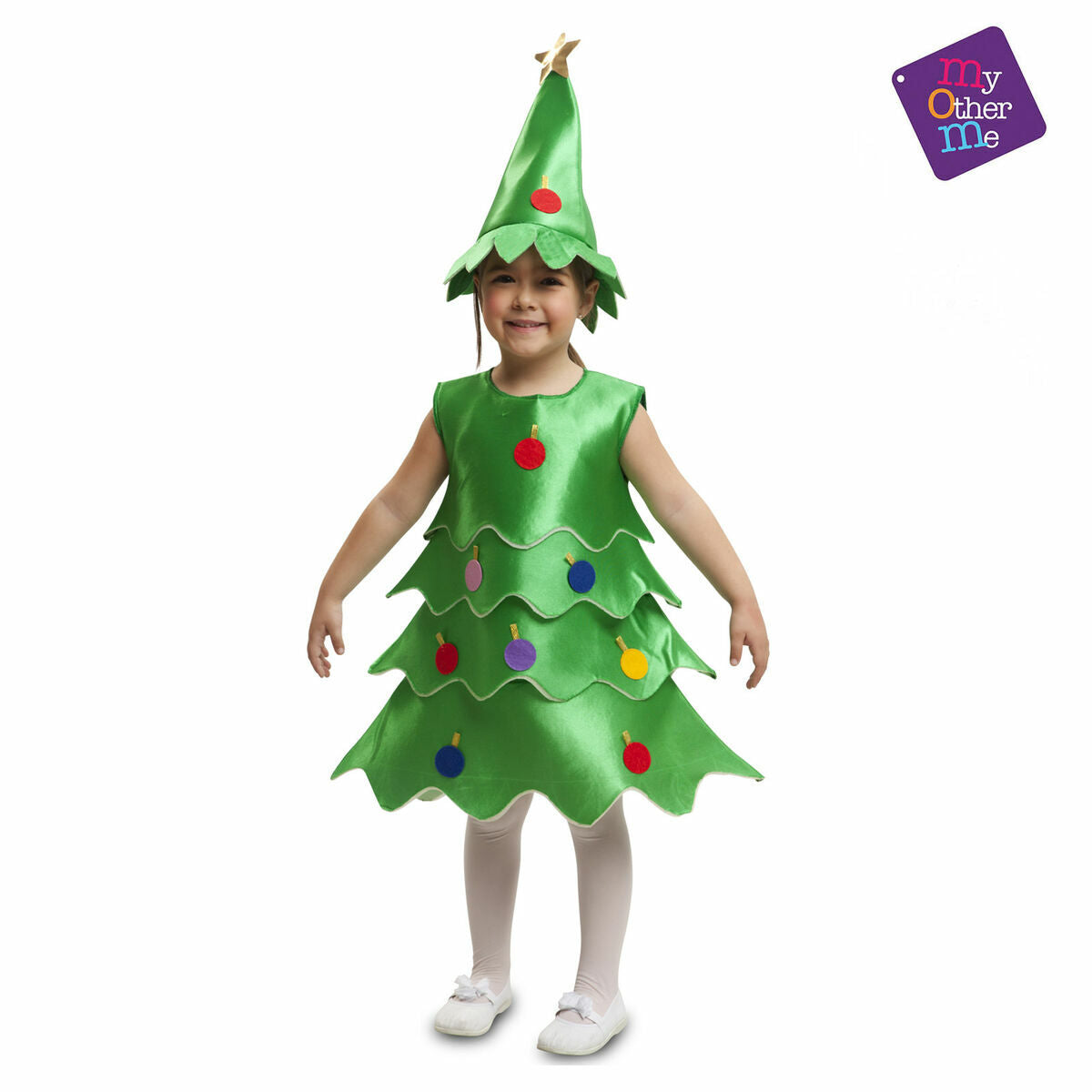 Costume for Children My Other Me Christmas Tree (2 Pieces)-2