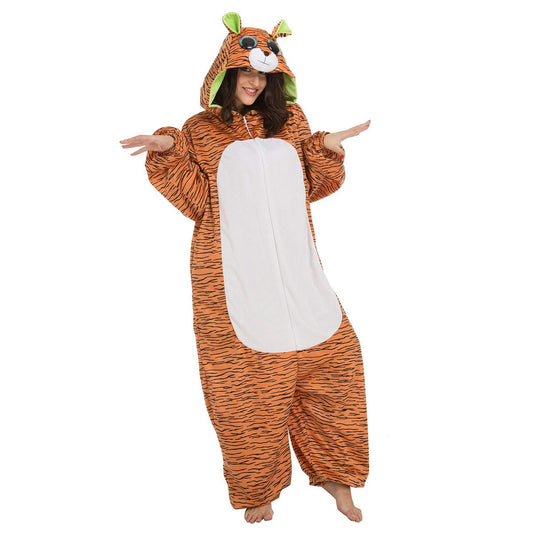 Costume for Adults My Other Me Big Eyes Tiger One size