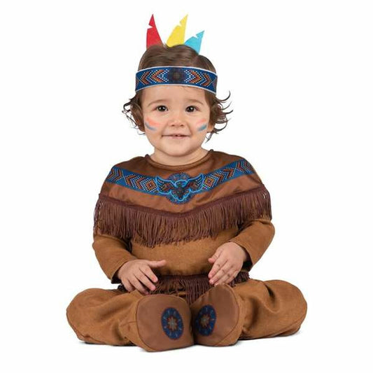Costume for Babies My Other Me Brown nativo americano 2 Pieces