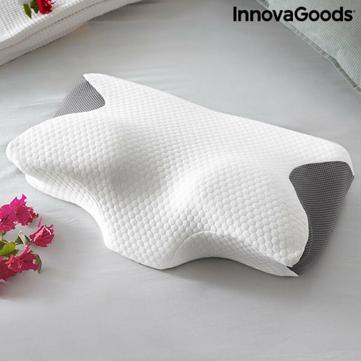 Viscoelastic Neck Pillow with Ergonomic Contours Conforti