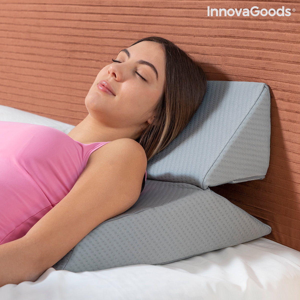 Triangular Multi-Position Double Wedge Pillow