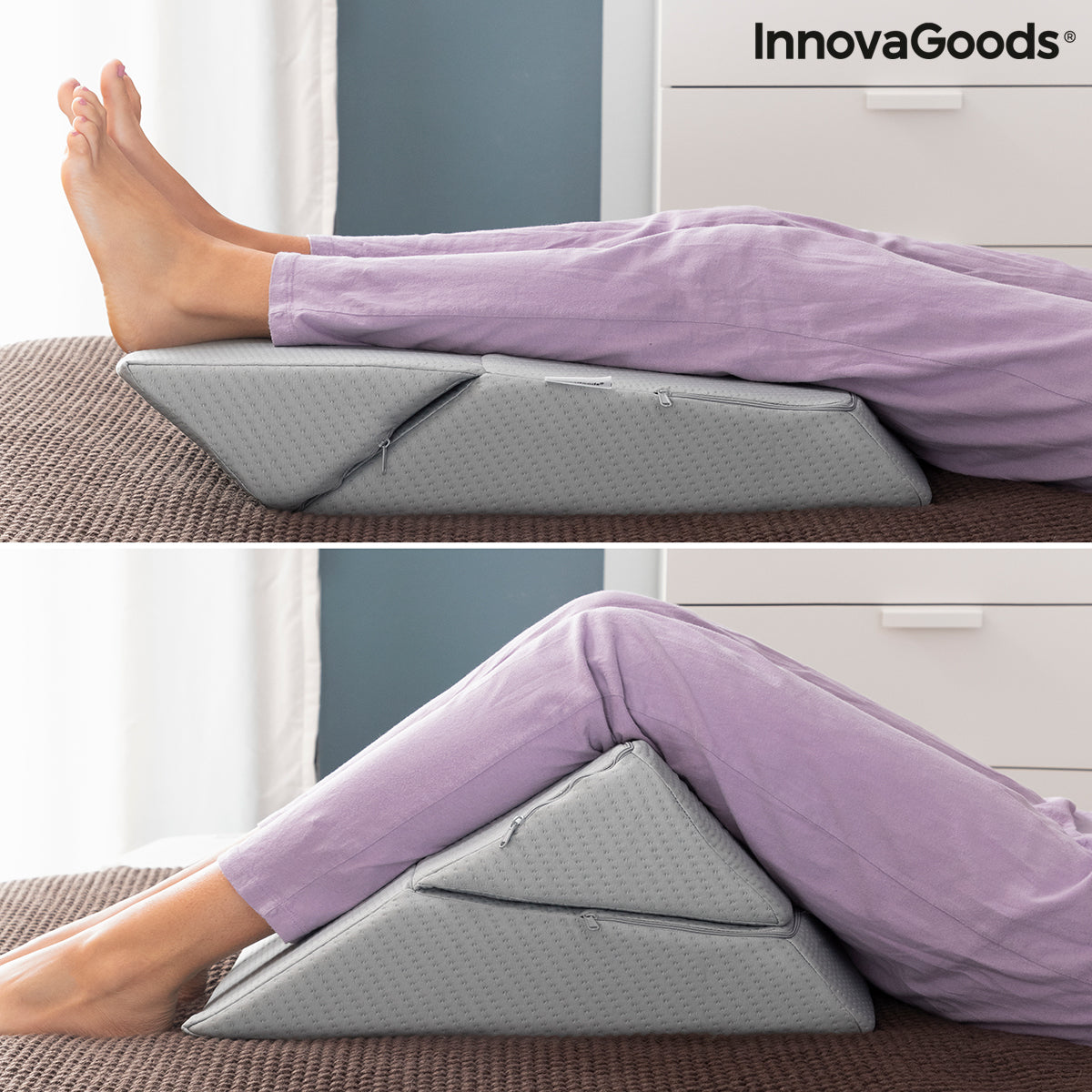 Triangular Multi-Position Double Wedge Pillow