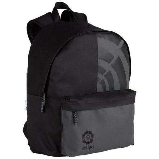 School Bag LaLiga Teen Black (31 x 43 x 13 cm)