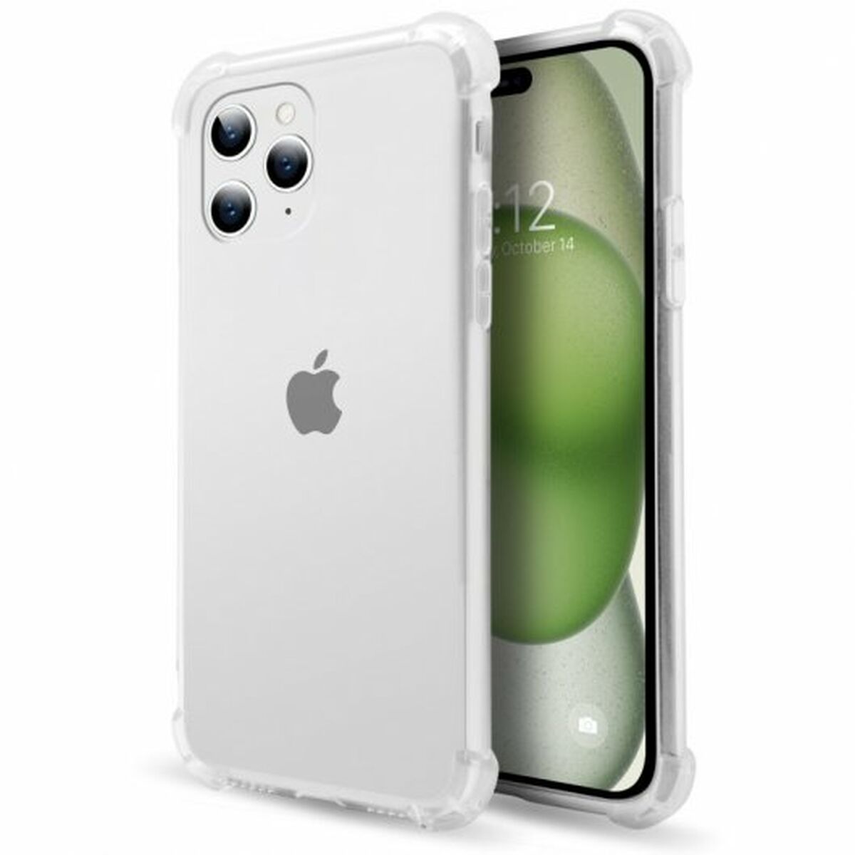 Protection pour téléphone portable PcCom iPhone 15 Pro Max Transparent Apple
