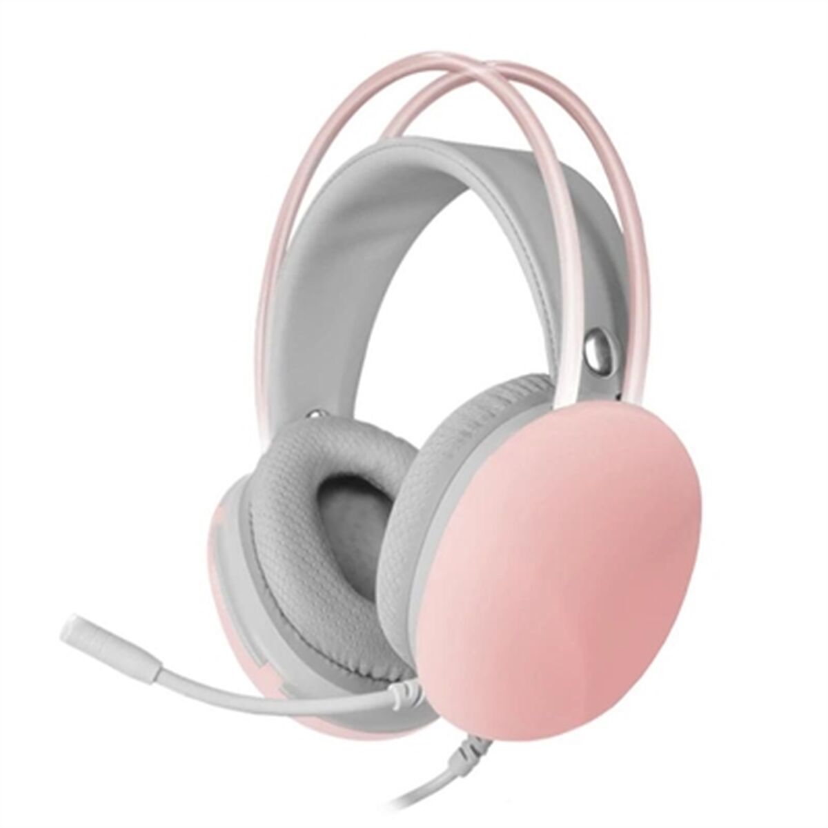 Headphones with Microphone Mars Gaming MH-GLOW Pink RGB-0