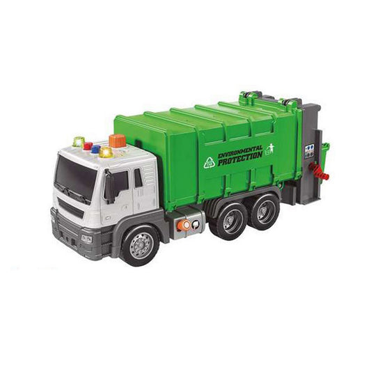 Müllwagen 12 x 10 x 27 cm grün