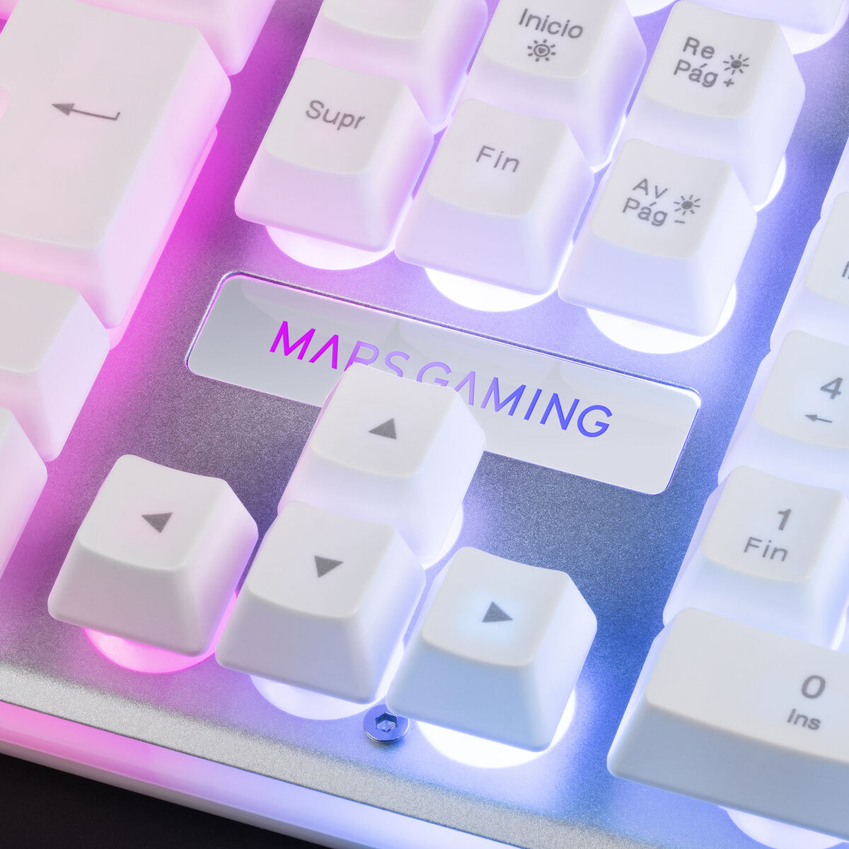 Keyboard Mars Gaming MK220WES RGB White-4