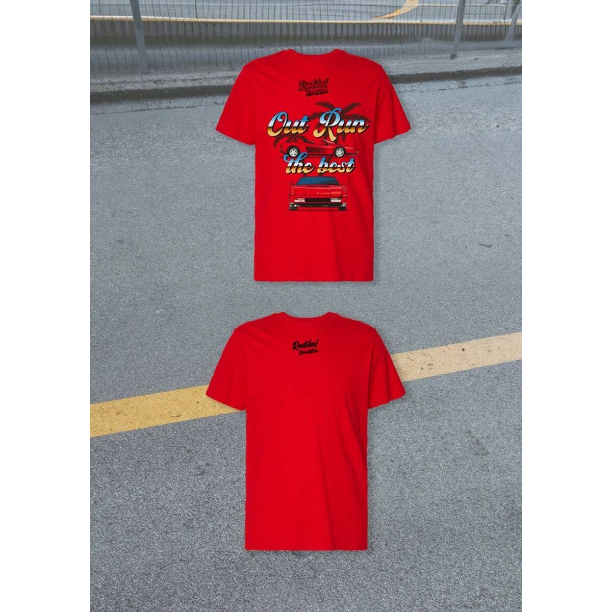 Men’s Short Sleeve T-Shirt RADIKAL OUT RUN Red S