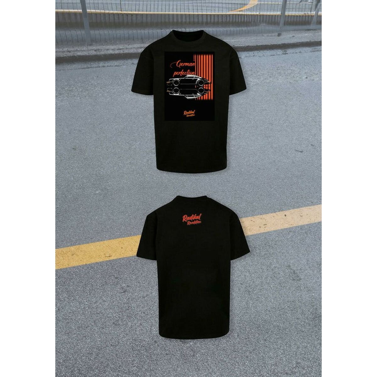 Men’s Short Sleeve T-Shirt RADIKAL GERMAN PERFECTION Black L