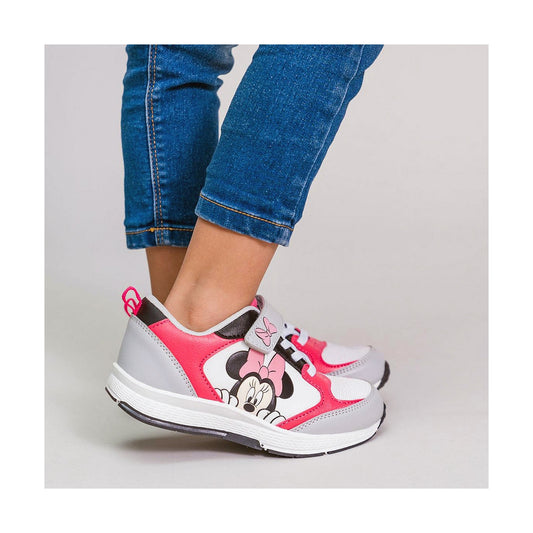 Sports Shoes for Kids Minnie Mouse Grey Pink-3