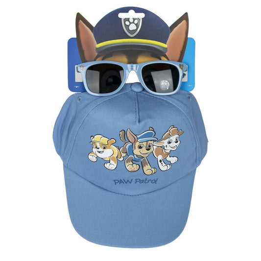 Ensemble casquette et lunettes de soleil The Paw Patrol 2 Pièces Bleu (54 cm)