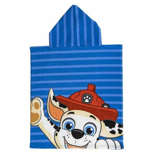 Poncho-Towel with Hood The Paw Patrol Blue 50 x 115 cm