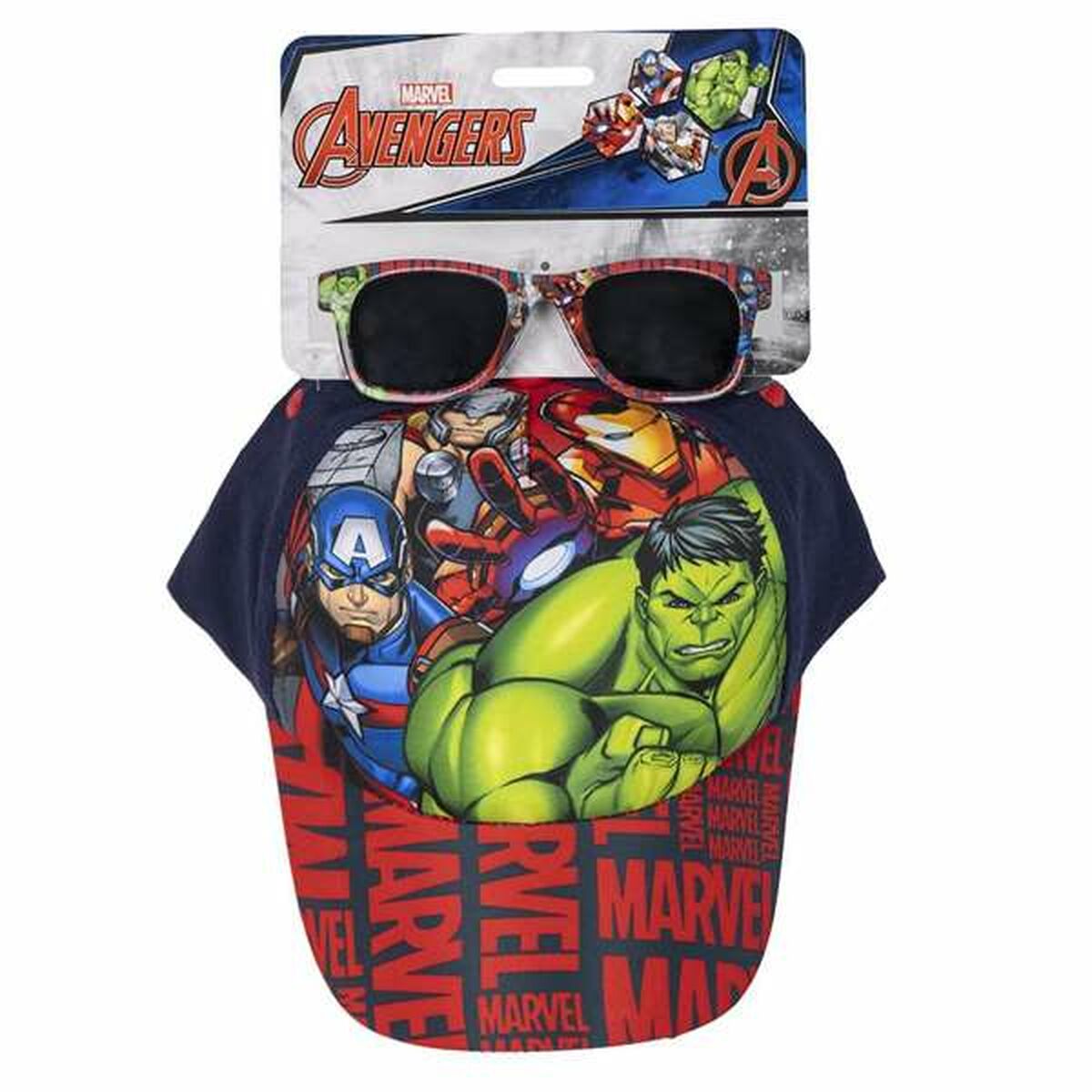 Ensemble casquette et lunettes de soleil The Avengers 2 Pièces Enfant