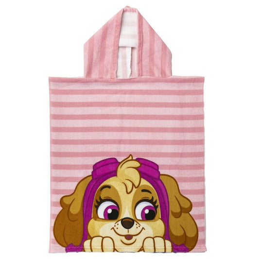 Poncho-Towel with Hood The Paw Patrol Pink 50 x 115 cm