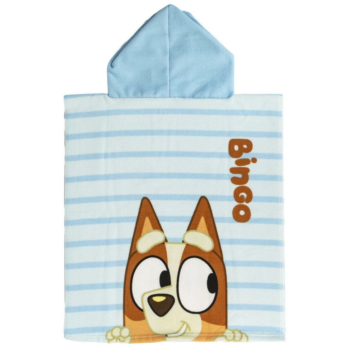 Poncho-Towel with Hood Bluey Light Blue 50 x 115 cm