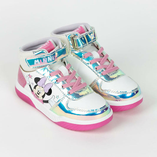 LED Trainers Minnie Mouse Silver-0