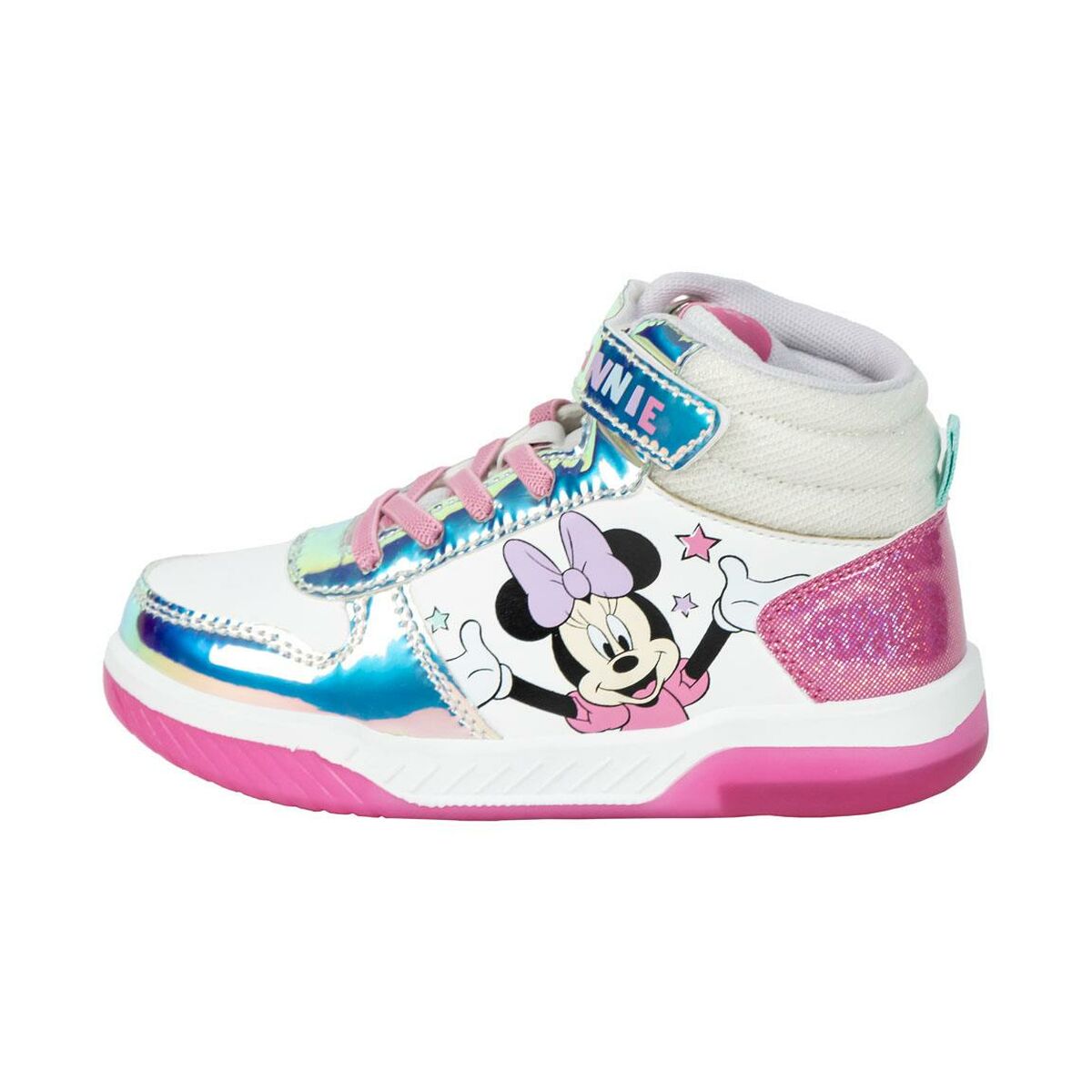 LED Trainers Minnie Mouse Silver-2