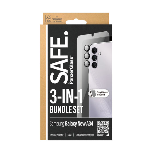 Film Protecteur pour Téléphone Portable Panzer Glass BSAFE95690 Samsung Galaxy A35