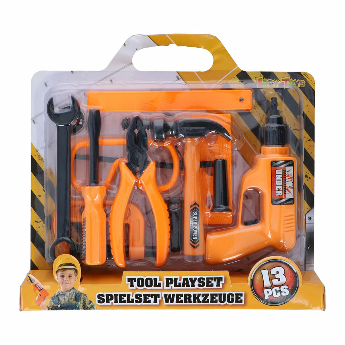 Spielzeug-Werkzeuge Eddy Toys 13 Stücke