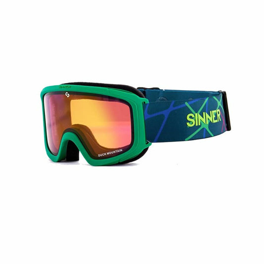 Ski Goggles Sinner Duck Mountain Children's Green