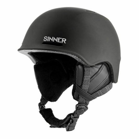 Ski Helmet Sinner Fortune Black Unisex 52-54 cm