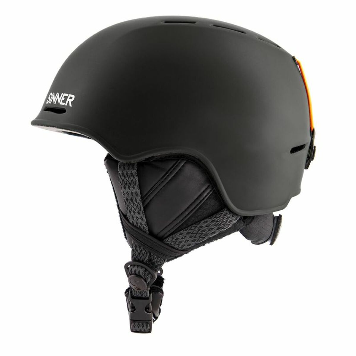 Ski Helmet Sinner Fortune Black Unisex 55-58 cm
