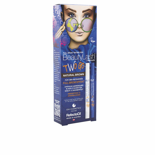 Wimpernfarbe RefectoCil BeautyLash Two Go Natural Brown 2 Stücke