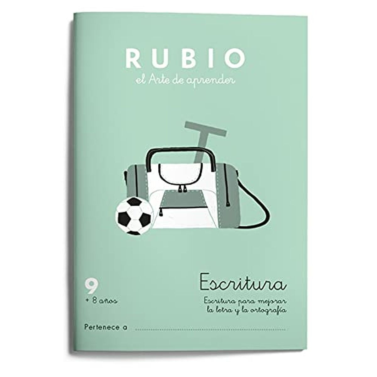 Cahier d'écriture et de calligraphie Rubio Nº9 A5 Espagnol 20 Volets (10 Unités)