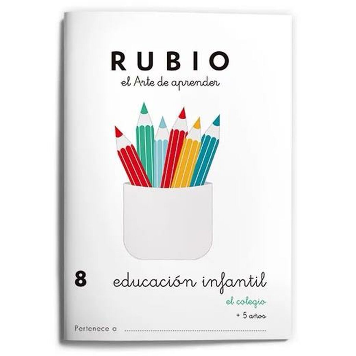 Early Childhood Education Notebook Rubio Nº8 A5 Spanish (10 Units)