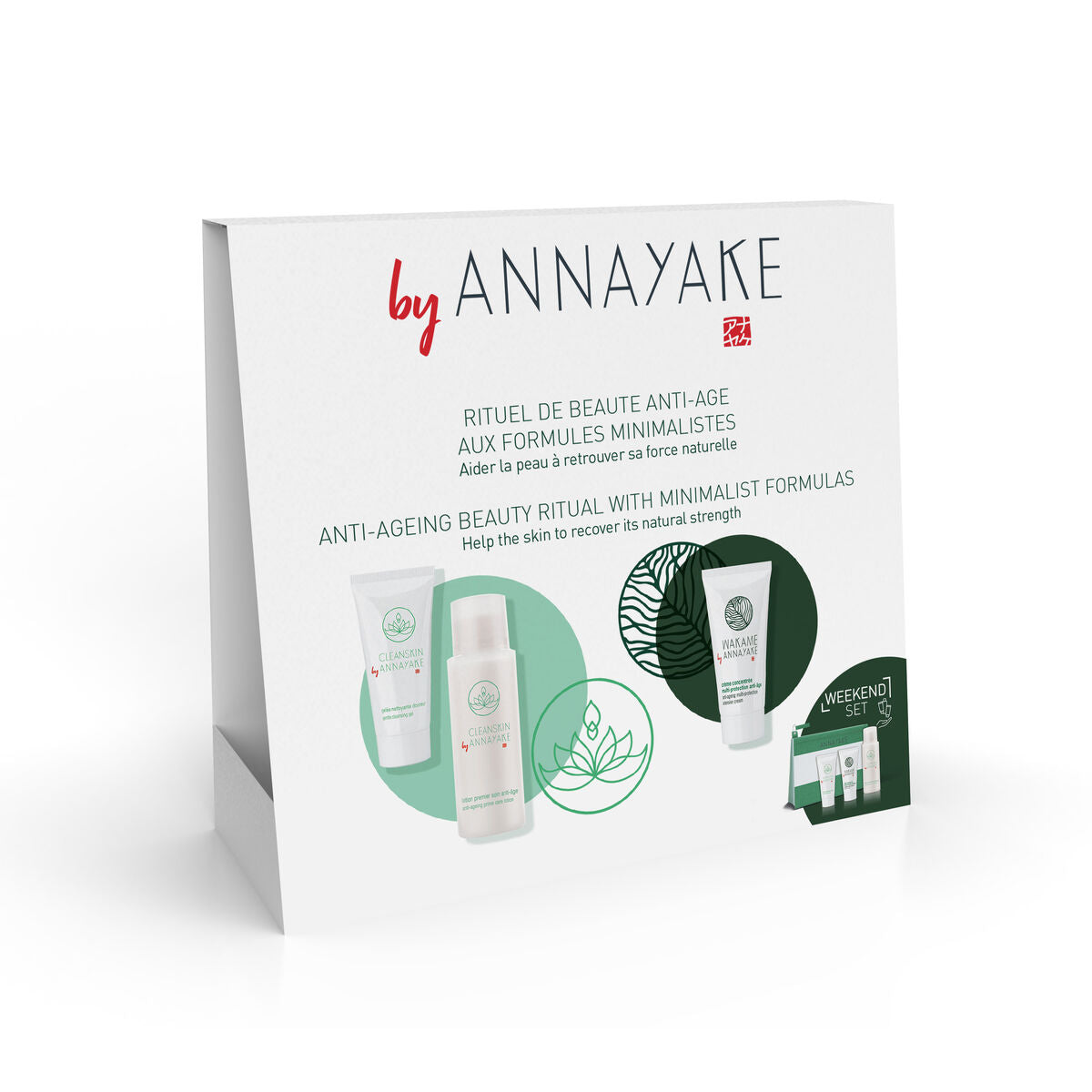 Set de cosmétique unisexe Annayake Wakame 3 Pièces