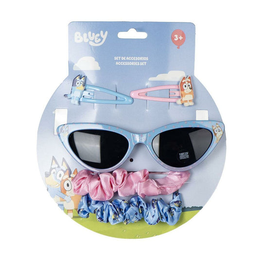 Sonnenbrille mit Accessoires Bluey Für Kinder