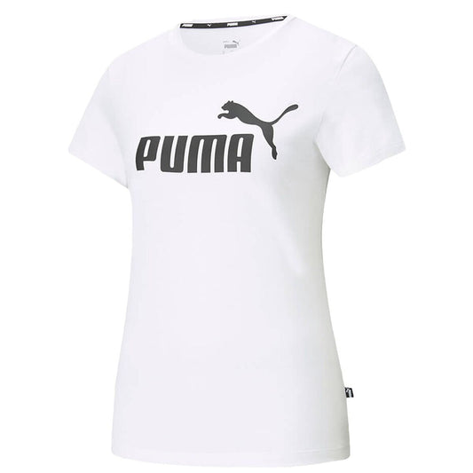 T-shirt à manches courtes femme Puma LOGO TEE 586774 02 Blanc
