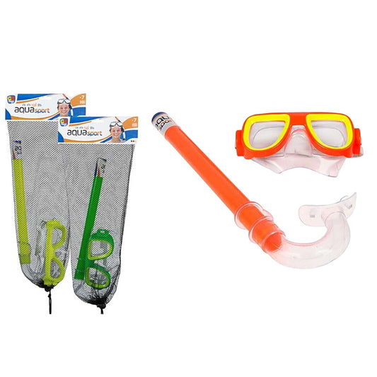 Snorkel Goggles and Tube for Children Colorbaby Junior AquaSport