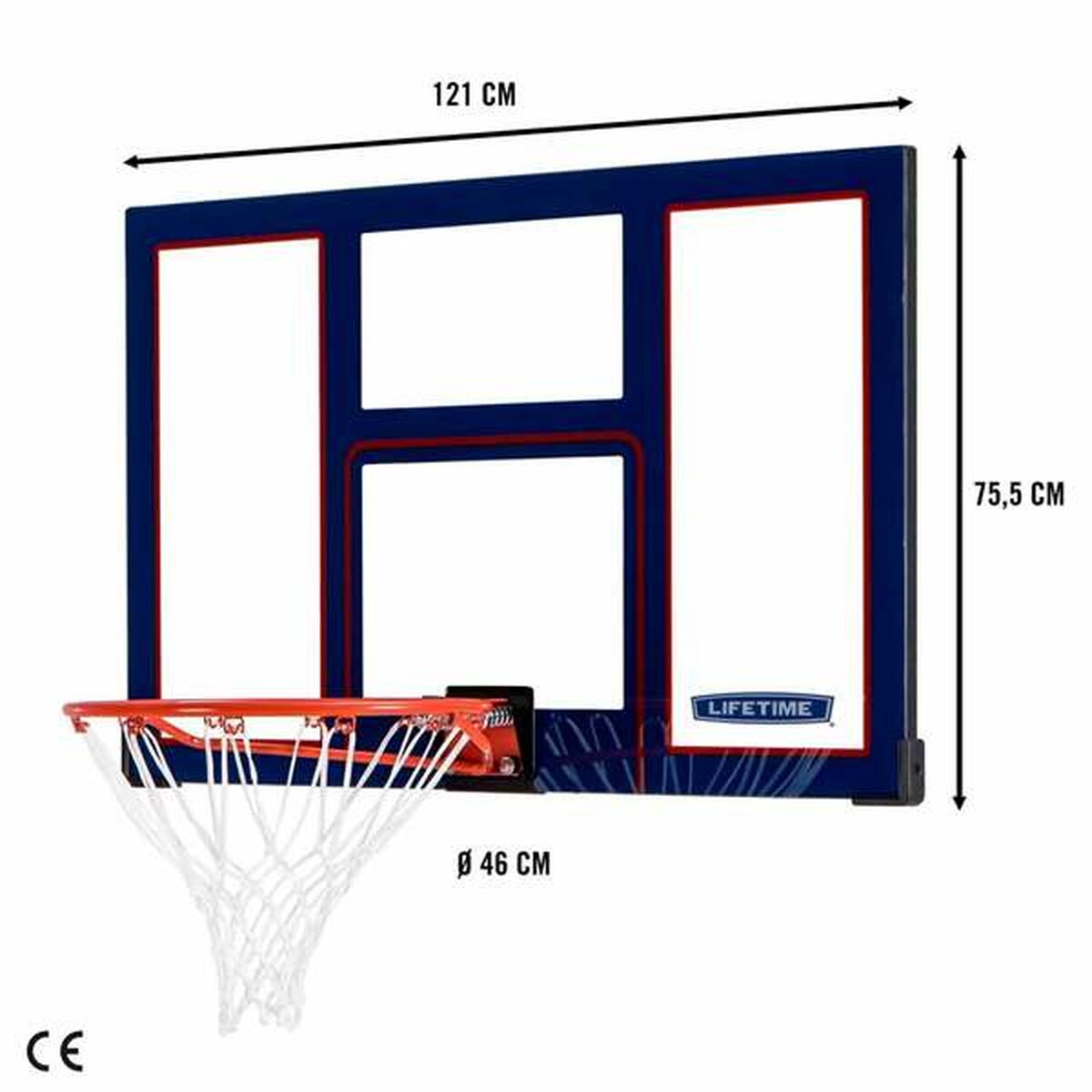 Panier de Basket Colorbaby Lifetime 121 cm