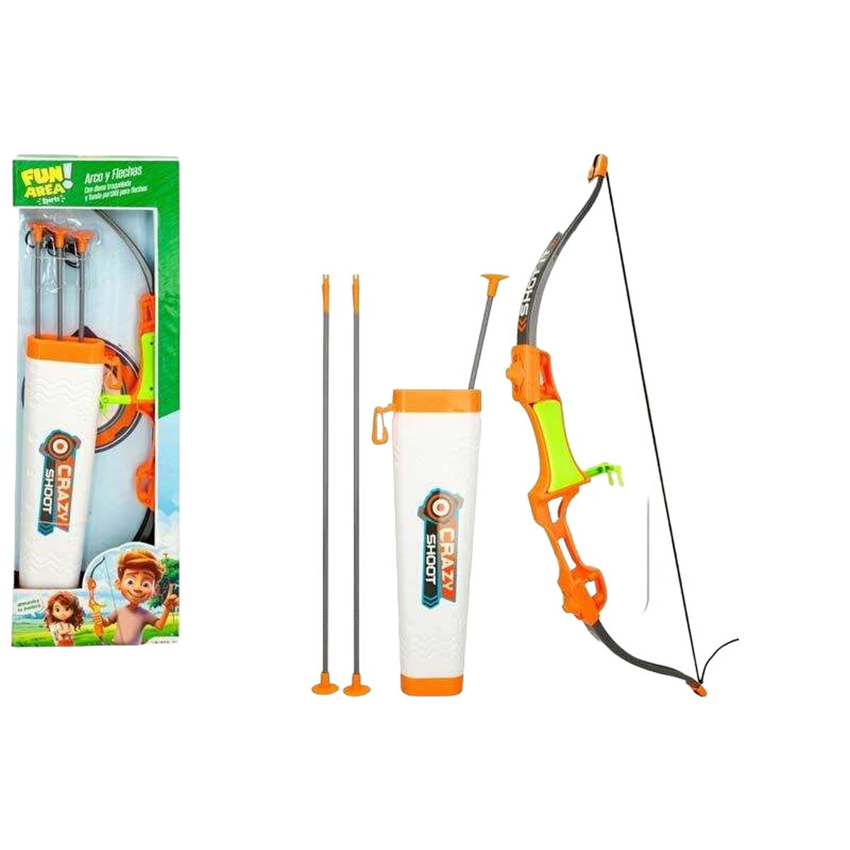 Bow Colorbaby Crazy Shoot 65 cm Arrows