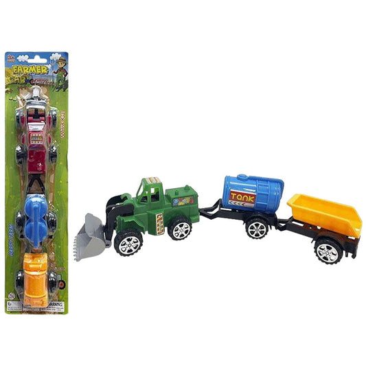 Traktor 10 x 41 x 6,5 cm Reibung Trailer